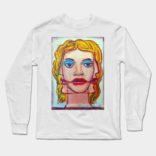 Series of paintings, woman's head Long Sleeve T-Shirt